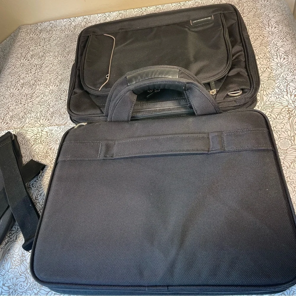 Brenthaven ProStyle II-XF Laptop Messenger Bag TSA Travel Briefcase Black